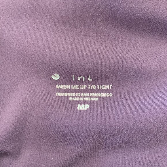 Athleta Capris Medium Petite Purple Cropped Stretch Workout Athleisure - Picture 6 of 8